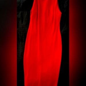 Red Slim fit Sleath Dress